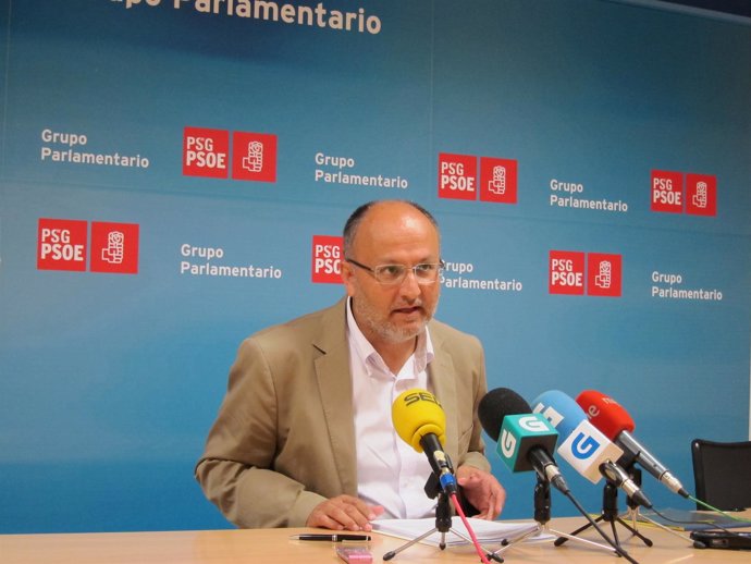 El portavoz parlamentario del PSdeG, Abel Losada