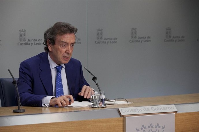 José Antonio de Santiago-Juárez en la comparecencia tras el Consejo de Gobierno