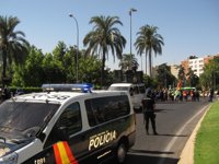 El Gobierno admite "momentos de tensión" en la marcha del SAT, aunque "se han impedido acciones ilegales"