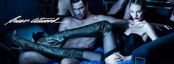 Candice Swanepoel para Brian Atwood 