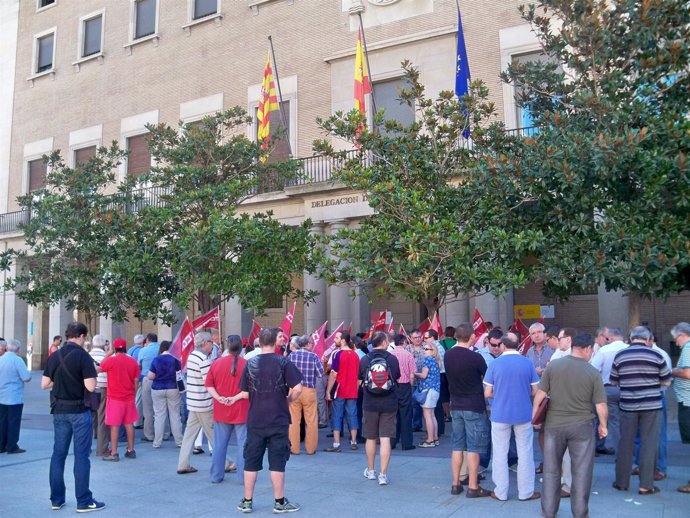 Movilización en Zaragoza 