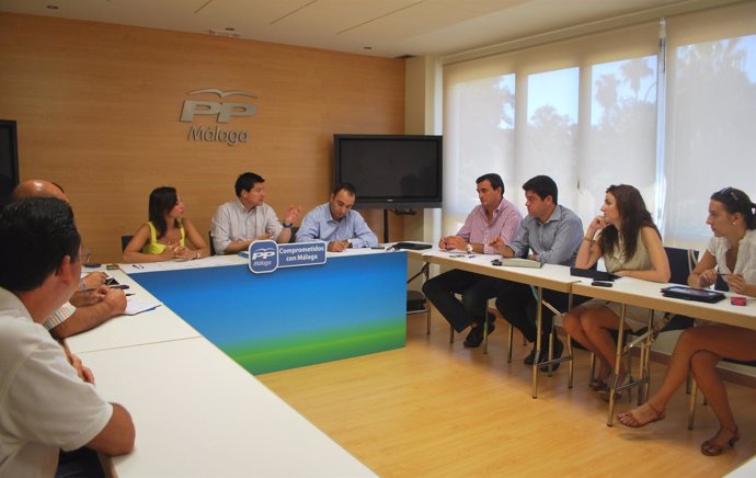 Reunión de la Comisión Organizadora del Congreso Provincial del PP de Málaga
