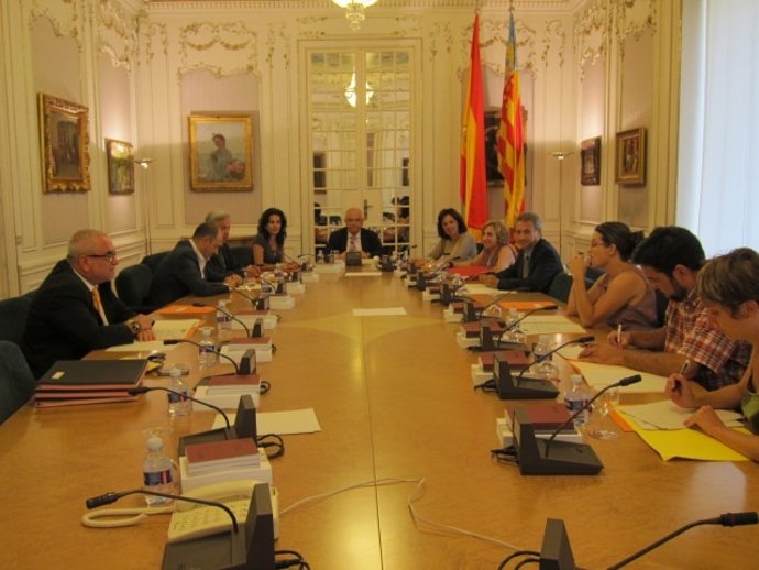 Reunión De La Junta De Portavoces De Las Corts