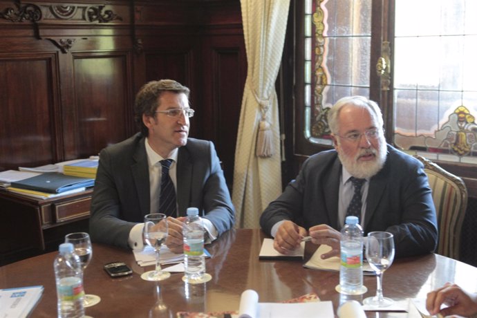 Reunión de Feijóo y Cañete en el ministerio de Agricultura