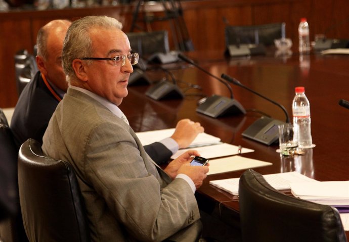 Antonio Fernández, ante la comisión de los ERE