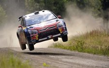 Loeb en el Rally de Finlandia