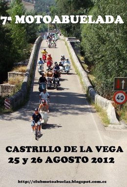 Cartel De La VII Motoabuelada De Castrillo De La Vega
