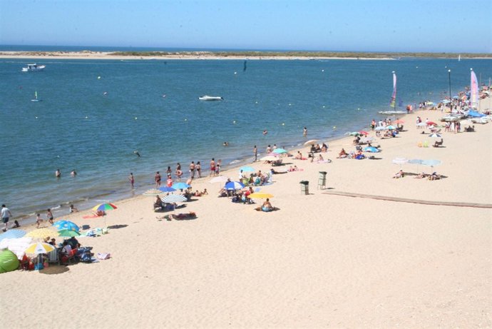 Playa de la localidad de Cartaya (Huelva). 