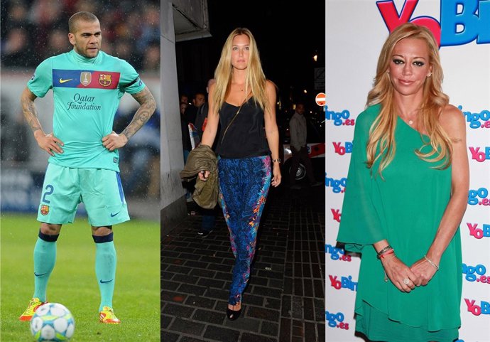 Montaje Dani Alves, Bar Refaeli y Belén Esteban