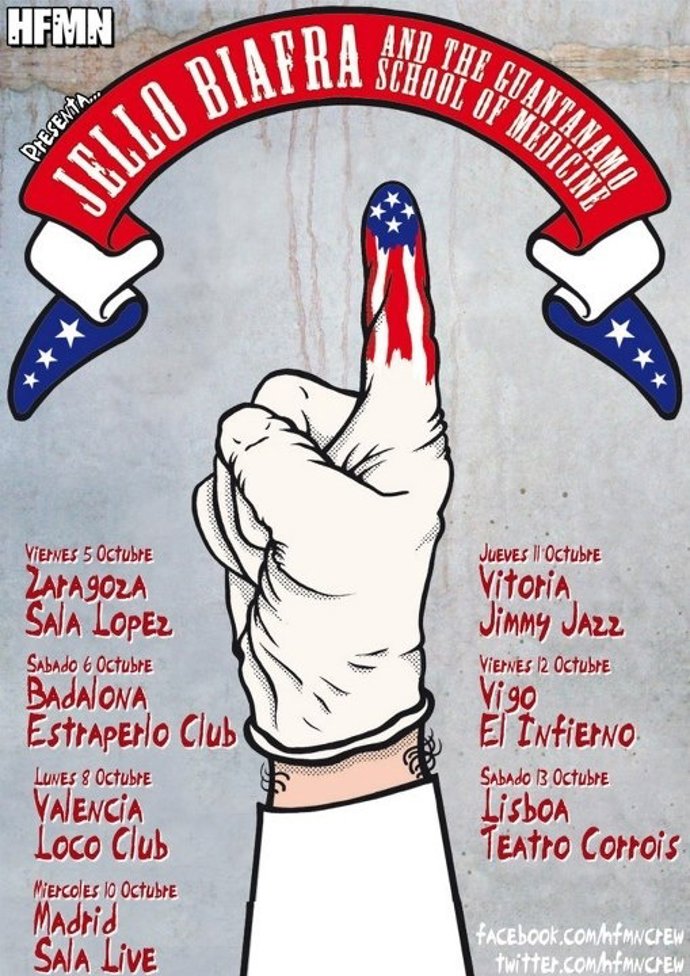 Cartel promocional de la gira