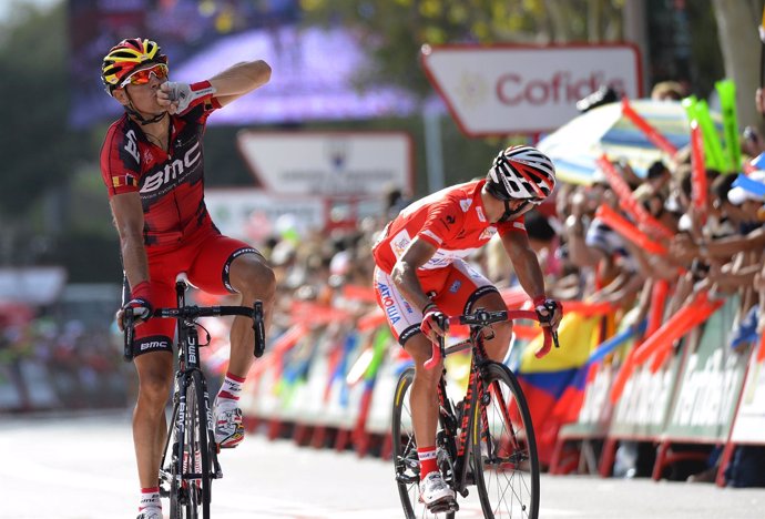 Philippe Gilbert Purito Rodríguez novena etapa Vuelta España