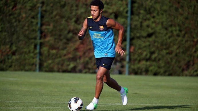 El Jugador Del FC Barcelona Thiago Alcántara