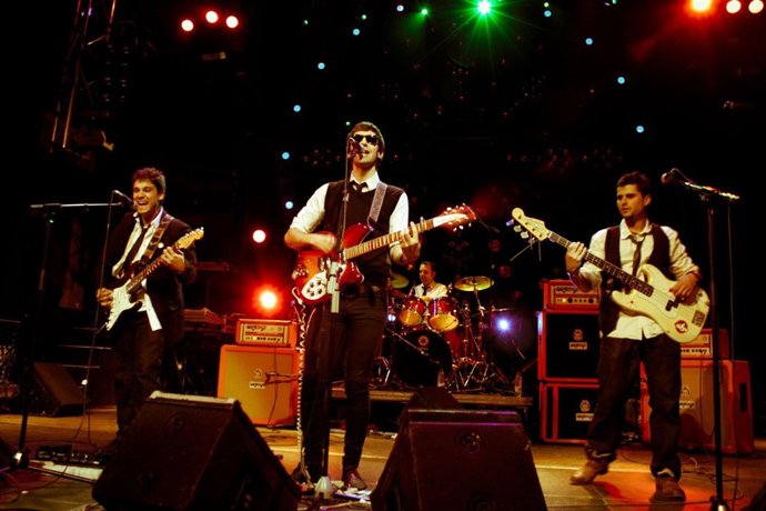 Actuación de la banda 'Sharon Bates', ganadora de Onda Rock 2012