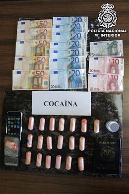 Droga Incautada Al Detenido En Gomila