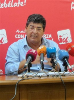 El Coordinador General De IULV-CA, Diego Valderas, Hoy En Rueda De Prensa