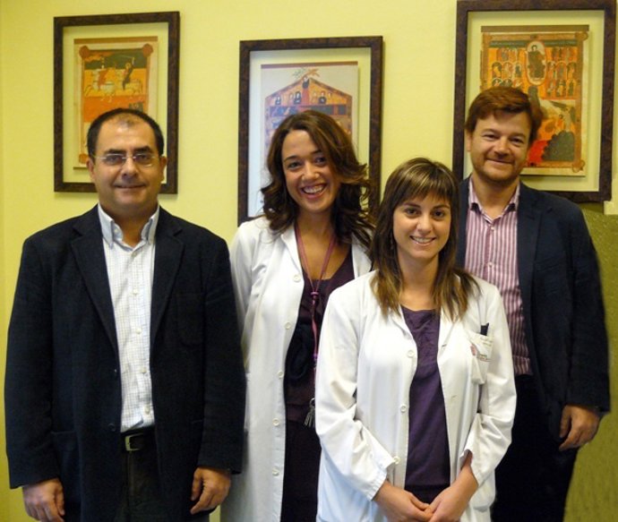Manuel J. Cuesta, Lucía Moreno, Ana Sánchez Torres y Victor Peralta.