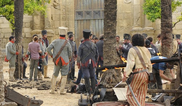 Momento De Un Rodaje En Jerez De La Frontera