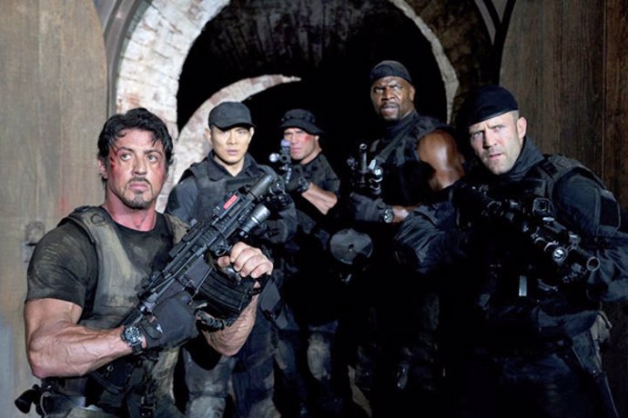 Stallone y sus Mercenarios en The Expendables