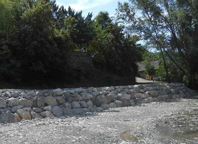Río Lubierre en Borao (Huesca)