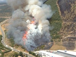 Segundo incendio de Sorauren al poco de iniciarse el pasado 23 de agosto.