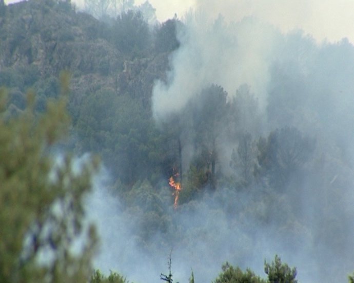 Incendio en Robledo de Chavela, Madrid