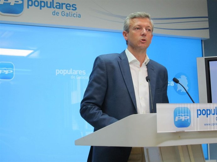 El secretario general del PPdeG, Alfonso Rueda