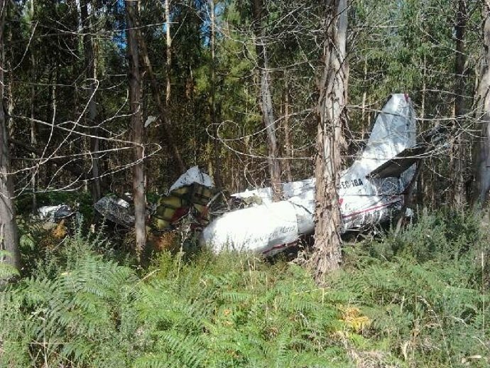 Accidente avioneta en Santiago