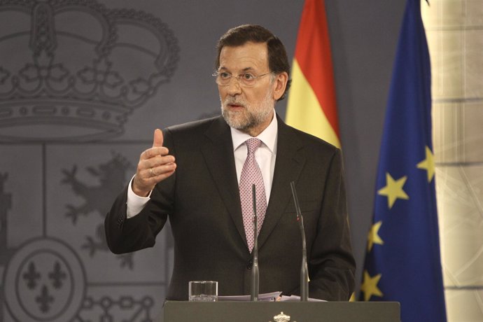 Mariano Rajoy comparece en La Moncloa
