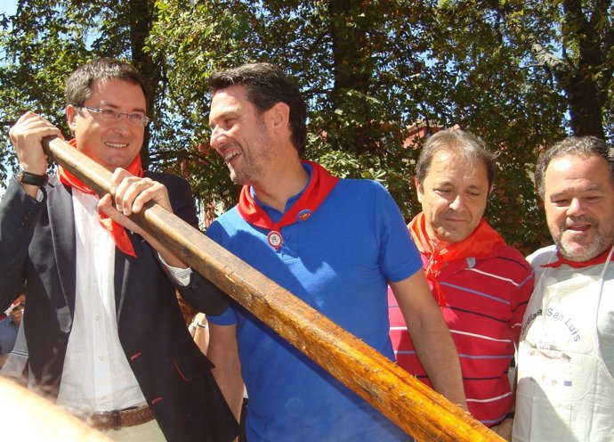 López (i), en la 'judiada' de La Granja