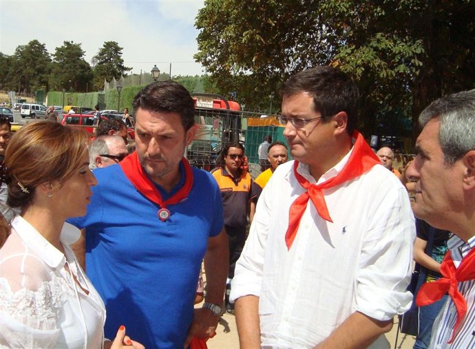 López (2d), en La Granja