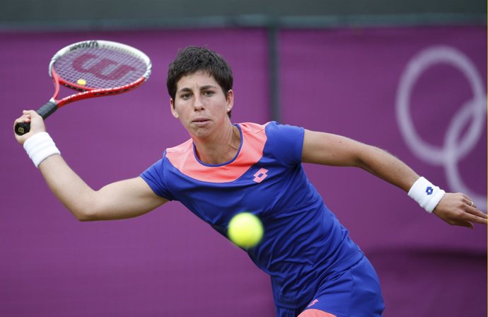 La tenista española Carla Suárez 