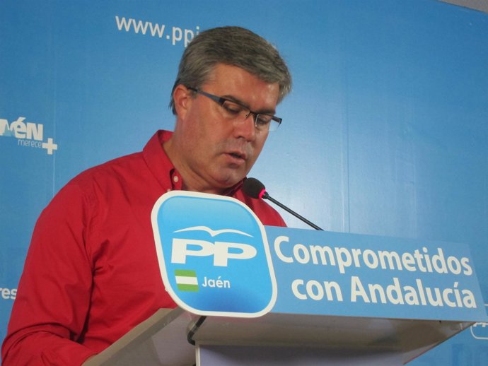 El Alcalde De Jaén, José Enrique Fernández De Moya, En La Rueda De Prensa.
