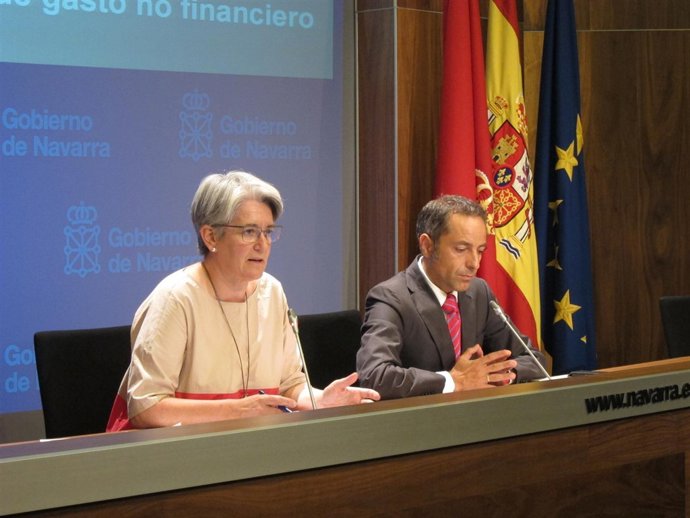 Lourdes Goicoechea y Juan Luis Sánchez de Muniáin.