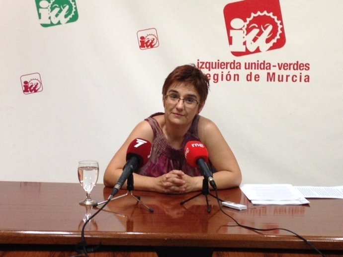 Esther Herguedas en rueda de prensa