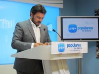 El PPdeG cree que Rubalcaba viene a "vigilar" la proclamación de Vázquez, dadas las "tiranteces" en el PSdeG