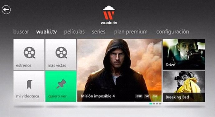Wuaki.Tv para Xbox Live