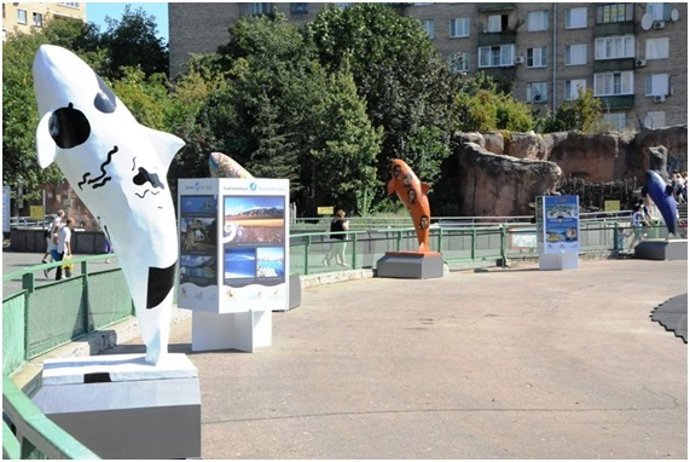 Expo Orcas en el zoológico de Moscú