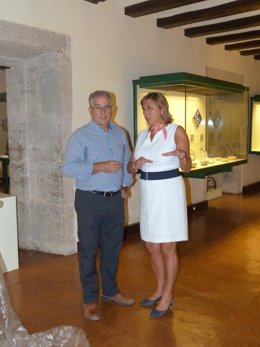 Carmen Pobo en el Museo de Teruel