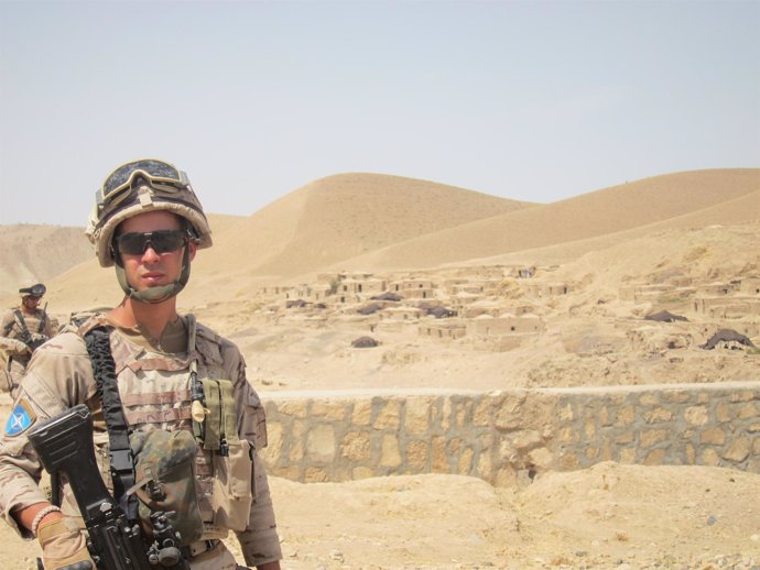 Militar destinado en Afganistán