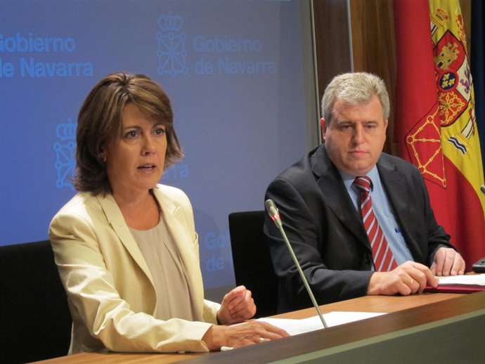 Yolanda Barcina y Francisco Martín Morentin