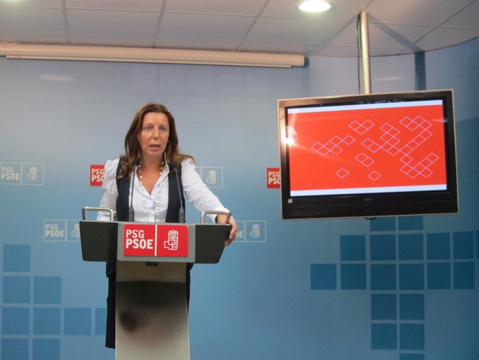 Carmen Gallego (PSdeG) habla sobre los afectados por las preferentes