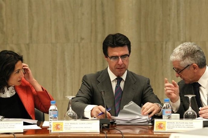 Soria, con Borrego y Butler