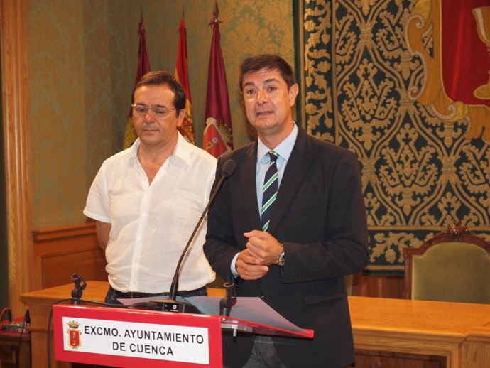 Ávila y Sebastián en rueda de prensa