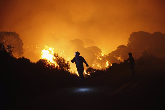 Incendio en Coín (Málaga)