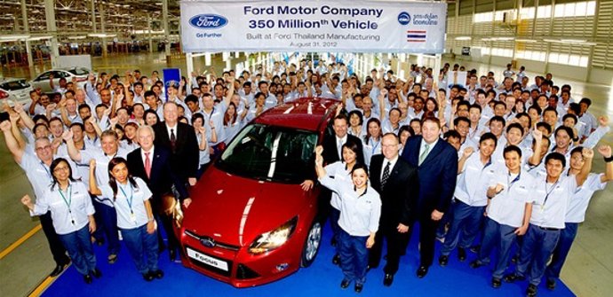 Ford Número 350 Millones En Tailandia