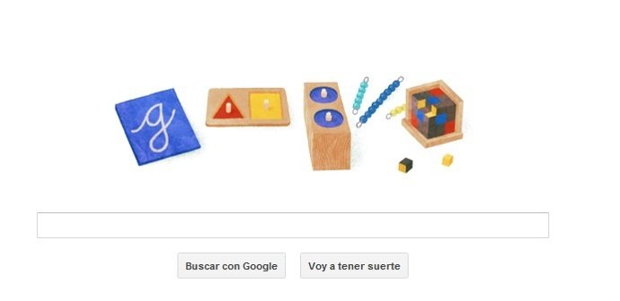 Doodle María Montessori