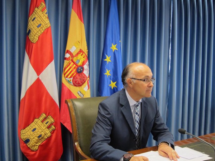 El delegado del Gobierno en Castilla y León en la rueda de prensa