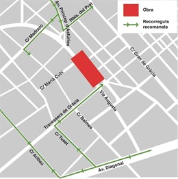 Obras De Mejora En La Estación De Gràcia De FGC