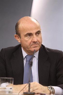 Luis de Guindos tras el Consejo de Ministros