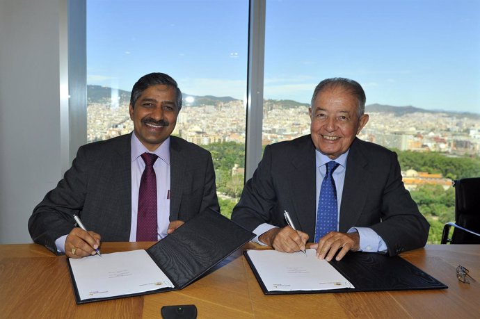 Firma Del Acuerdo Entre Gas Natural Fenosa Y La India Gail